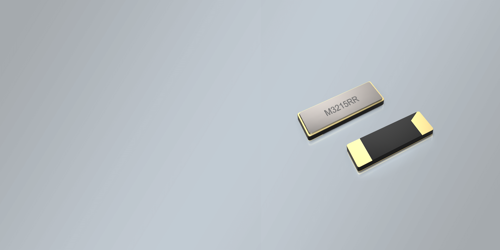 SMD Uhrenquarz im 3,2 x 1,5 mm Keramikgehäuse, 6pF, Low Resistance